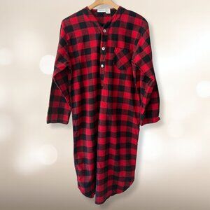❤️ Vermont Country Store Men’s (or Unisex) Flannel Pajamas Nightshirt | Size SM
